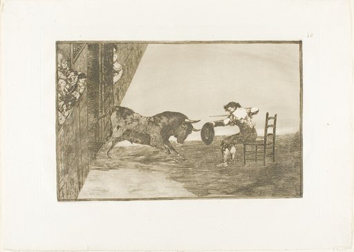 The daring of Martincho in the ring at Saragossa, plate 18 from The Art of Bullfighting
