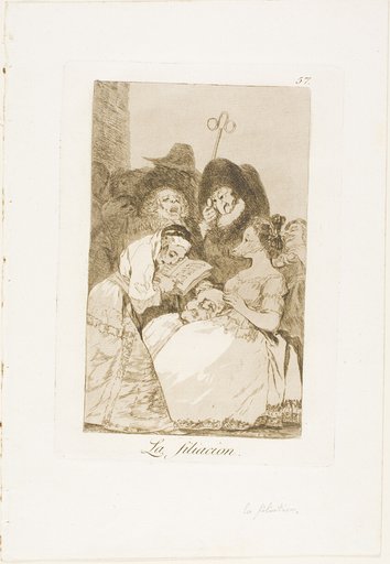 The Filiation, plate 57 from Los Caprichos