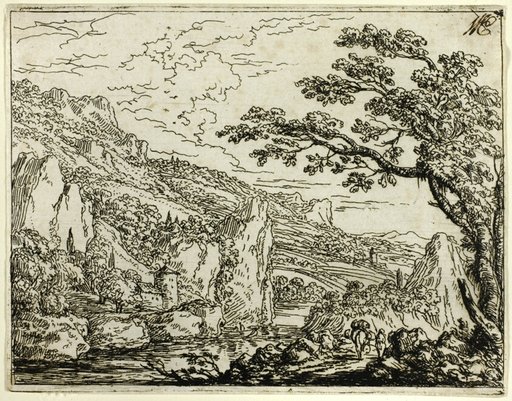 Italian Landscape with Ruins