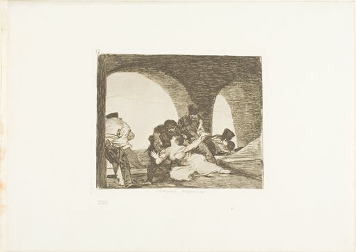 Bitter to be Present, plate 13 from The Disasters of War