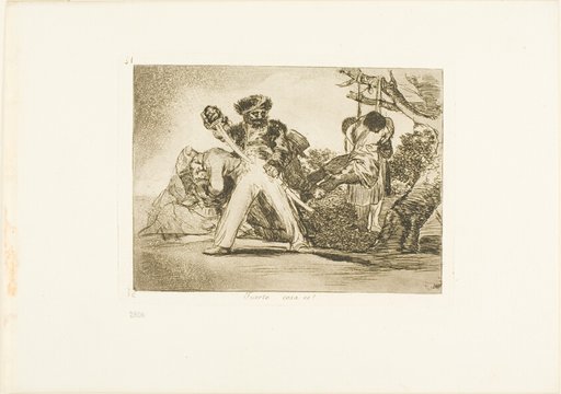 That's tough!, plate 31 from The Disasters of War