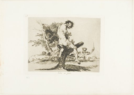 This is Worse, plate 37 from The Disasters of War