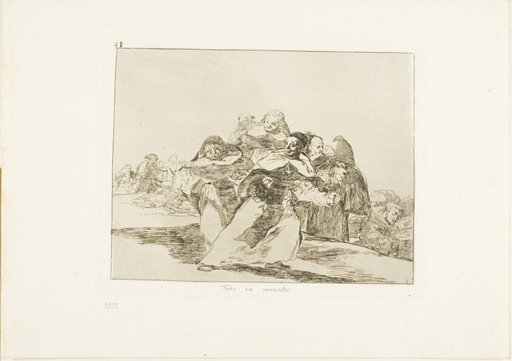 Everything is topsy-turvy, plate 42 from The Disasters of War