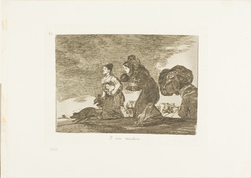 And this too, plate 45 from The Disasters of War