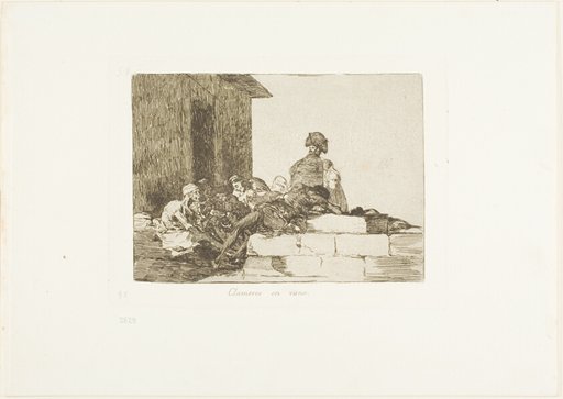 Appeals are in vain, plate 54 from The Disasters of War