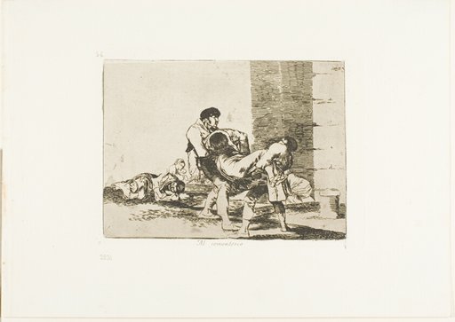 To the Cemetery, plate 56 from The Disasters of War
