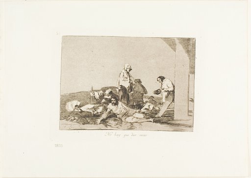 It's no use crying out, plate 58 from The Disasters of War