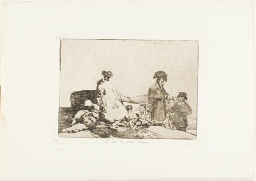 Perhaps they are of another breed, plate 61 from The Disasters of War