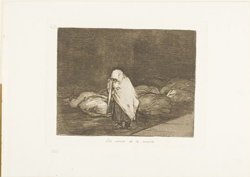 The Beds of Death, plate 62 from The Disasters of War