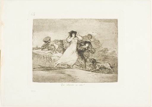 What is this Hubbub?, plate 65 from The Disasters of War