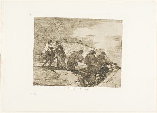 They Do Not Know the Way, plate 70 from The Disasters of War
