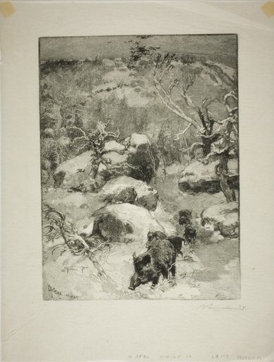 Winter: Cuvier-Châtillon Cliff