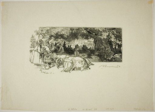 Mother Pichard's Canteen, Near Gorge aux Loups
