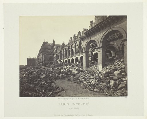 Paris Fire (Ministry of Finance), from the series "Paris Incendié"