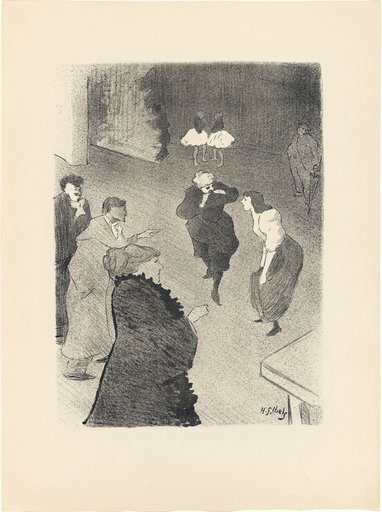Emilienne d'Alençon Rehearsing at the Folies-Bergère, from Le Café-Concert