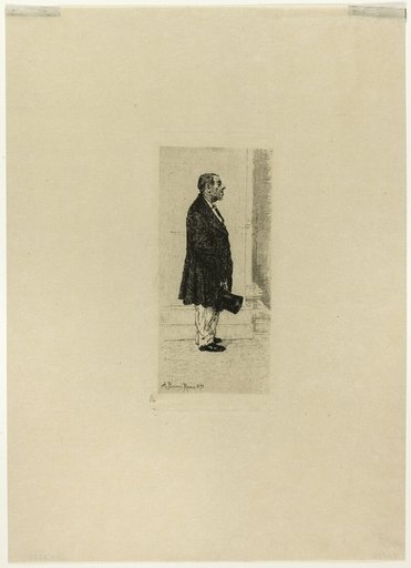 Man Standing in Church