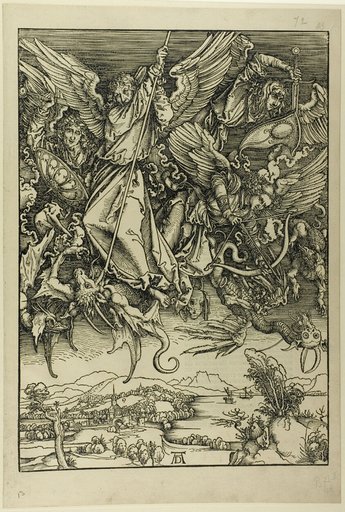 St. Michael Fighting the Dragon, from The Apocalypse