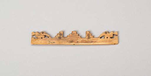 Balance-Beam Scale with Cut-Out Bird and Step Motifs