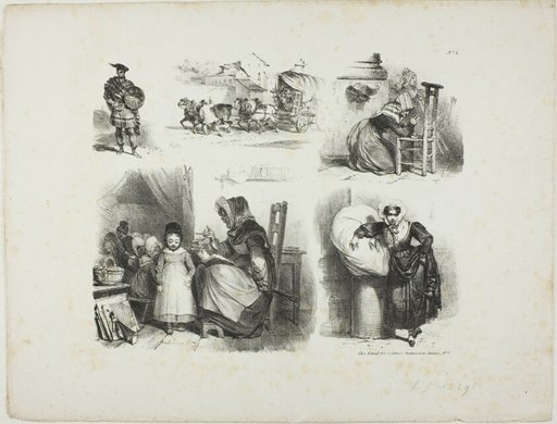 Sheet of Sketches