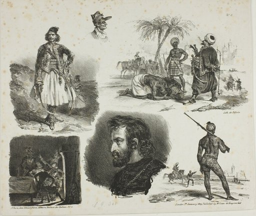 Sheet of Sketches