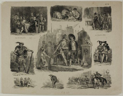 Sheet of Sketches