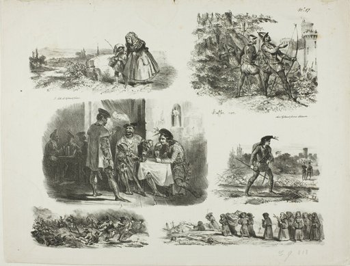 Sheet of Sketches