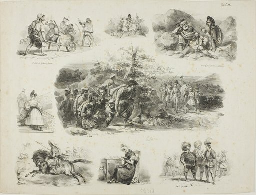 Sheet of Sketches
