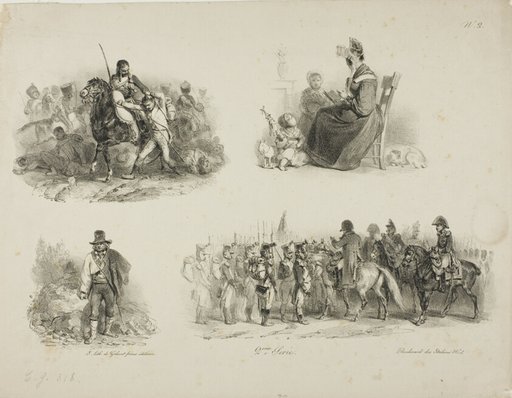 Sheet of Sketches