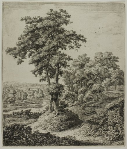 The Unfaithful Prophet of Judah, from Six Large Upright Landscapes with Scenes from the Old Testament