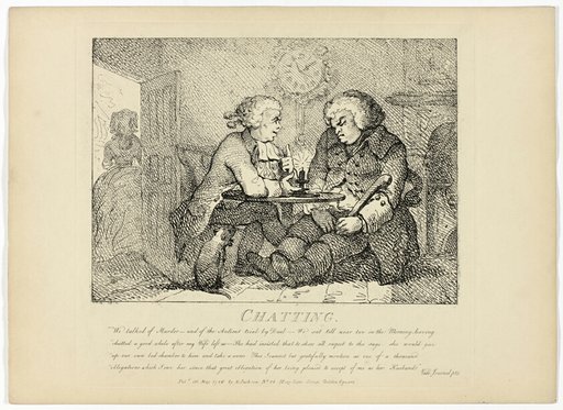 Chatting, from Boswell's Tour of the Hebrides
