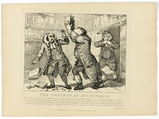 The Contest at Auckinleck, from Boswell's Tour of the Hebrides