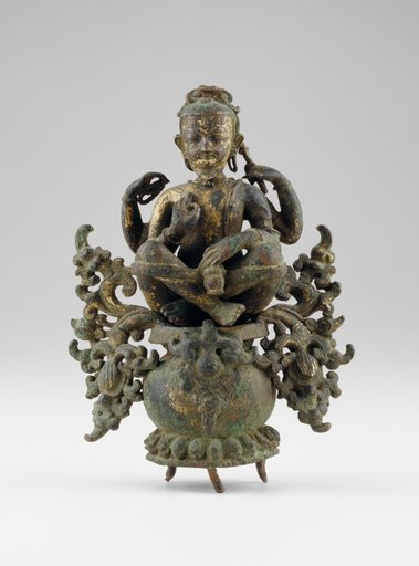 The Sage Agastya Seated in Meditation on his Water Pot (Kumbha)