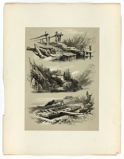 Lake of Uri and Brunnen, from Picturesque Selections
