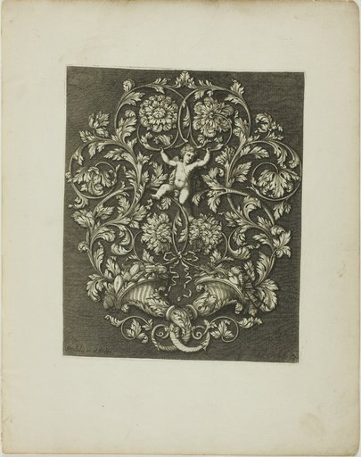 Plate Three, from A New Book of Ornaments