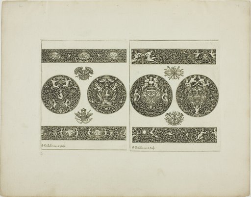 Plate Six, from Book of Ornament