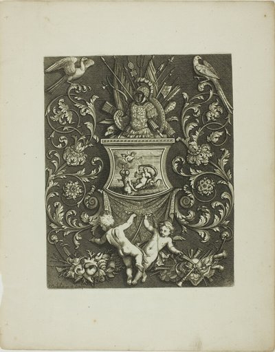 Plate Nine, from A New Book of Ornaments