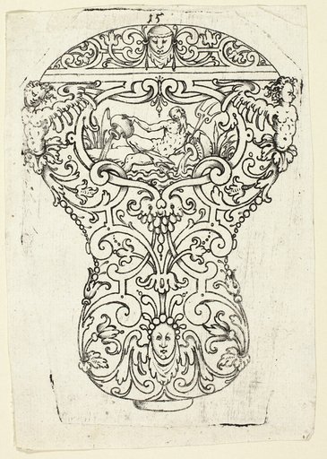 Plate 15, from twenty ornamental designs for goblets and beakers