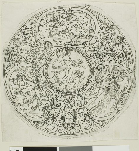 Plate 17, from twenty ornamental designs for goblets and beakers