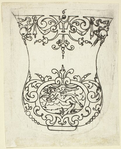 Plate 6, from XX Stuck zum (ornamental designs for goblets and beakers)