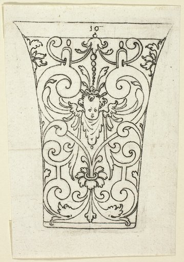Plate 10, from XX Stuck zum (ornamental designs for goblets and beakers)