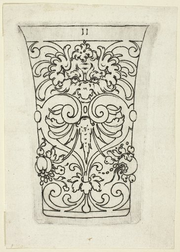 Plate 11, from XX Stuck zum (ornamental designs for goblets and beakers)
