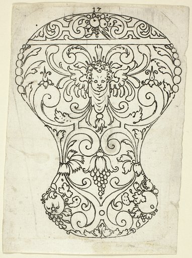 Plate 17, from XX Stuck zum (ornamental designs for goblets and beakers)