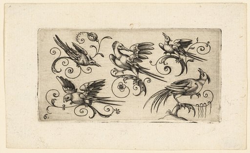 Ornament Panels with Birds: Plate 6