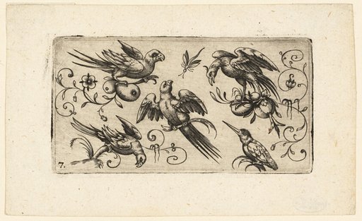 Ornament Panels with Birds: Plate 7