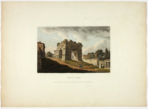 Janus's Arch, plate twenty from the Ruins of Rome