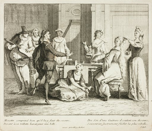 Plate from Livre de Scènes Comiques