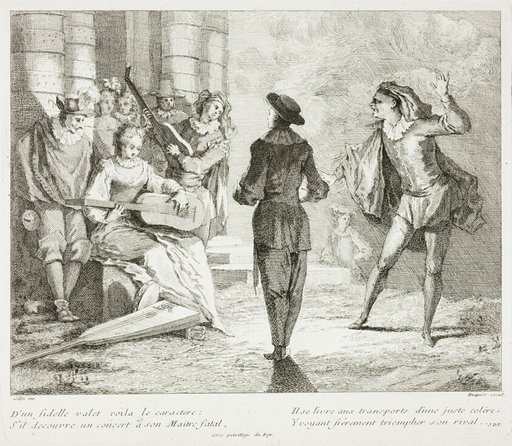 Plate from Livre de Scenes Comiques