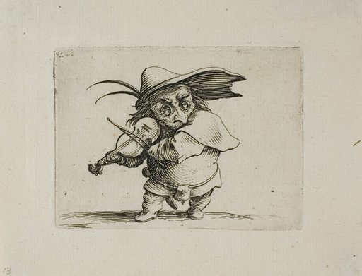 The Violin Player, from Varie Figure Gobbi