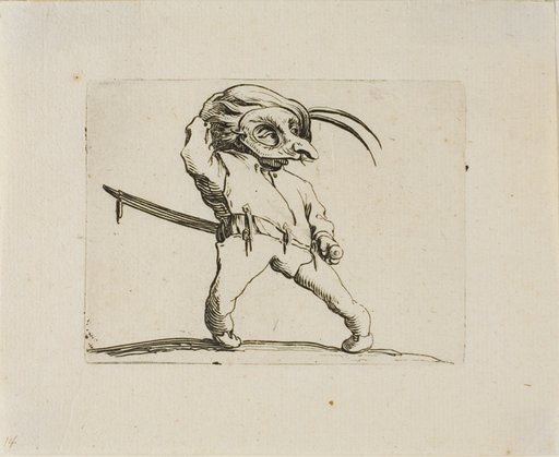 The Masked Man with Twisted Legs, from Varie Figure Gobbi