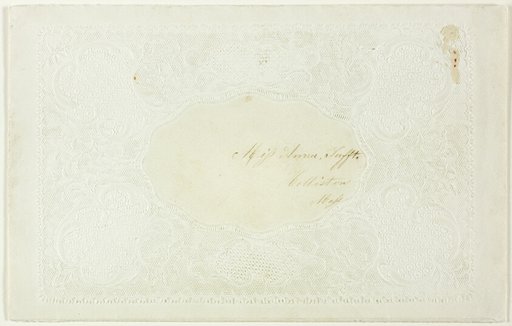 Untitled Valentine (Gold Ship in Wreath)